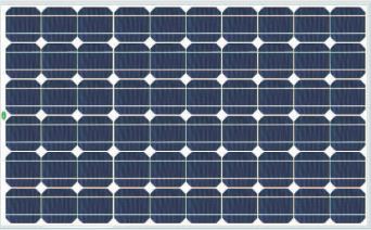 PV-Modul von oben gesehen