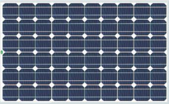 PV-Modul von oben gesehen